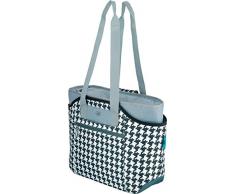 ALFI 0007.020.813Â Isobag L Sac Isotherme 2Â piÃ¨ces et Sac de Courses en Polyester, Polyester, Pepita, 57x38x50 cm