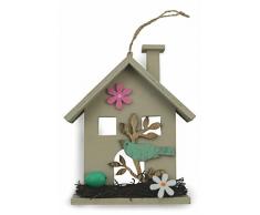 Villa dEste Home Tivoli Easter Lot de 6Â Crochet Nichoir, Bois, Marron, 13Â x 4Â x 18.5Â cm, 6Â unitÃ©s