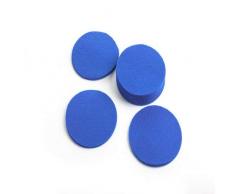 1buy3 Lot de 8 Dessous de Verre Ronds en Feutre 5 mm dÃ©paisseur Bleu