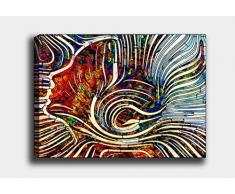 Bonamaison Peinture sur toile, multicolore, 30 x 40 cm - ConÃ§u et fabriquÃ© en Turquie