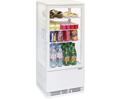 Casselin CVR78LB - Mini vitrine rÃ©frigÃ©rÃ©e positive 78L Blanche