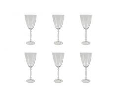Galileo Casa 2196367 Lot de 6 verres Ã eau (1410) 350 ml, cristal