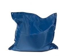 Pushbag Pouf, Polyester, Marin, 130 x 130 cm