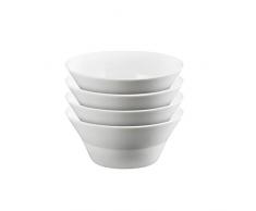 Denby Azure Lot de 4 bols Ã cÃ©rÃ©ales, Porcelaine, porcelaine, 4 Bowls