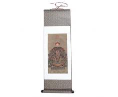 lachineuse KAKEMONO Empereur DE Chine - Impression sur Soie - 100 x 30 centimÃ¨tres