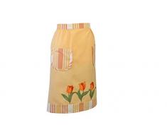 Bellanda Ã moitiÃ© Tablier, Polyester, Orange, 86 x 66 x 0.5 cm