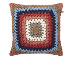 Dutch Decor Coussin Duca 45x45 cm Camel - Coussins Déco - Oreiller Décoratif - Déhoussable - Zippé