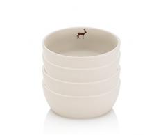 Kela 390220 Henrik Coupelles à Fondue, Beige