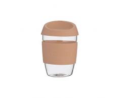 Typhoon Tasse à café réutilisable en Verre Rose 400 ML