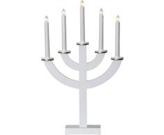 Star 219-51 Bougeoir de fenÃªtre Bois, Blanc, 3.3 x 5.3 x 0.8 cm