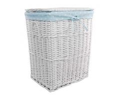 dvier vwwk-23wrt C Panier Ã Linge, Panier, Blanc 48Â x 36Â x 62Â cm