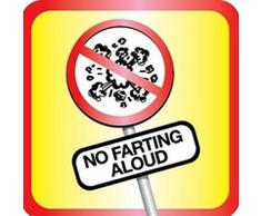 Boxer Gifts Dessous de Verre Motif No Farting Aloud