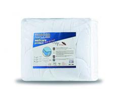 V.I.P. Very Important - Surmatelas Wellcare Contre Les acariens, 165 x 195 cm, Double, Blanc, 165 x 195 cm