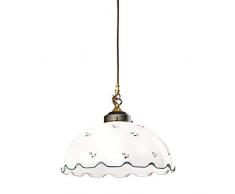 Austro Lux 731.32.18Â A + + to E, suspension, verre, 75Â watts E27Â 42Â x 42Â x 32Â cm