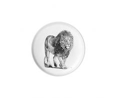 Maxwell Williams Marini Ferlazzo, noir/blanc, Porcelaine fine, 20 cm Plate