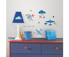 RoomMates 54119 Autocollant Mural Motif Zutano Aéronefs Papier Multicolore 48 x 8 x 8 cm