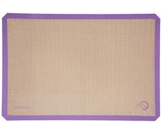 Mercer culinaires Tapis de Cuisson Pleine Taille avec Bordure en Silicone, Violet, 16Â 1/2Â X 24Â 1/2/1,27Â cm