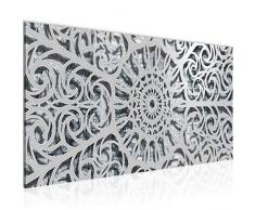 Tableau decoration murale Mandala - XXL Impression sur Toile Salon Appartment 1 Parties - prÃªt Ã accrocher - 506112b