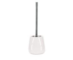 Kleine Wolke Porte Brosse WC en céramique, Pierre, Blanc, 13 x 13 x 41.5 cm