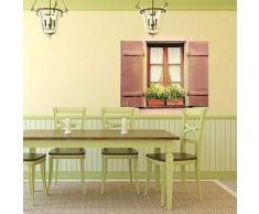 Wallflexi Stickers muraux Sunshine Window Art Mural muraux Amovible Autocollant Stickers pour Chambre denfant Kindergarden Enfants Salle Restaurant Café Hôtel Bureau Décoration, Multicolore