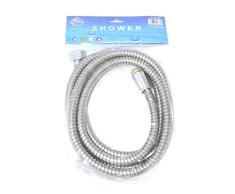 SHINE- Flexible de Douche Tuyau Chrome Look de Bain Tuyau Tuyau de Remplacement Flexible Choisissez Taille 1.5 m/2 M/2.5 m (2.5 m au mètre (250 cm))