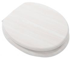 Euroshowers 82994 Abattant WC en frÃªne Blanc