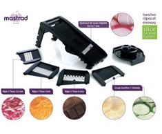 mastrad F21066 Set de Mandoline, Plastique, Noir/Vert, 34,5 x 12 x 15,6 cm