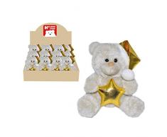 Peluches Lot de 12 Ours PM ou en Ã©cran Polyester Multicolore Taille Unique