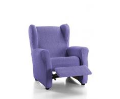 Martina Home Emilia Housse Fauteuil Relax, Tissu, Lilas, 33Â x 8Â x 42Â cm