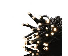 E=M6 5EEX323WW Guirlande avec 1000 Ampoules LED Plastique/PVC Blanc