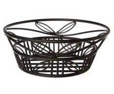 American Metalcraft OSC9 Panier à pain ovale en fer forgé Largeur 22,9 cm, 8 Dia. x 3 H, Noir, 1