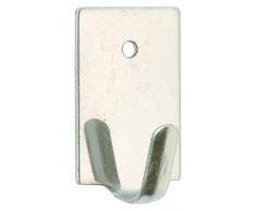 BRINOXÂ âÂ Mini Cintre adhÃ©sif 1.7x2.6x1.3 cm Acier Inoxydable