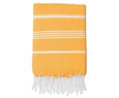 Moorish Idol - Fouta Classique- 100cm x 200cm- Jaune Safran