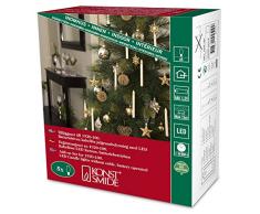 Konstsmide 1925-100 Guirlande de Sapin 5 Bougies + Complément pour 1920-100 + 5 LED Blanc Chaud 1,5 V
