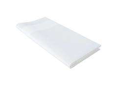 Treb Horecalinnen, Tableclothes Classique Nappe Plus 4Â Serviettes de Table, Blanc, 140Â x 145Â cm/53Â x 54Â cm