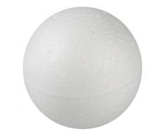 Decora en polystyrÃ¨ne Petite Boule Forme Sucette gÃ¢teau pour dÃ©coration, Blanc cassÃ©, 7Â cm, 5Â piÃ¨ces