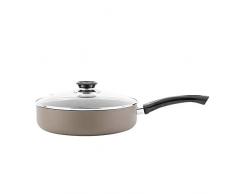 KITCHEN COOK Sauteuse Aluminium 26cm Effet Pierre Modele Jade St26 Tfsi