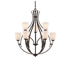 Quoizel QZ/CHANTILLY9 Lustre Ampoule Bronze 81,3 x 81,3 x 99,1 cm