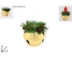 Deux Elles Cloche Bougeoir, Or, 15Â cm,