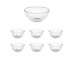 Vidivi Vetri delle Venezie Accademia Lot de 7 Tasses + coupelles
