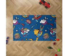 Oedim Tapis pour Enfants SuperhÃ©ros Commic en PVC 95 x 95 cm | Moquette PVC | Sol vinylique | DÃ©coration de la Maison | Sol Sintasol | Protection Enfant |