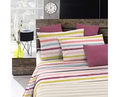 Italian Bed Linen PL-WT-18-2P Parure LIT avec Drap SUPÃRIEUR ET TAIES doreiller IMPRIMÃE âWatercolorâ, WT 18, 2 Places