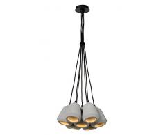 Lucide SETTANA - Suspension - LED Dim. - GU10 - 7x2,5W 3000K - Taupe