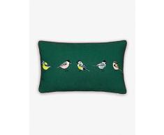 Jules British Birds Coussin Vert 50 x 30 cm