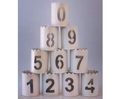 LUXE LODGE Photophore Blanc Unique