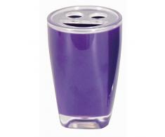 MSV 140681 Gobelet Porte brosses a Dents Acrylique, PS, 2 Tons Violet