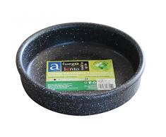 A Fuego Lento A Mijoteuse Sauteuse Four Pierre, Argile, Noir Granit, 20Â cm