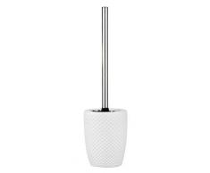 WENKO 22954100 Brosse WC Punto, Céramique, à 11 x 41 cm, Blanc