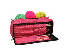 Roo Beauty Ltd Sac à Tricoter, Accessoires de Couture et étui de Rangement pour Aiguilles