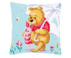 Kit coussin au point de croix Disney Winnie triste